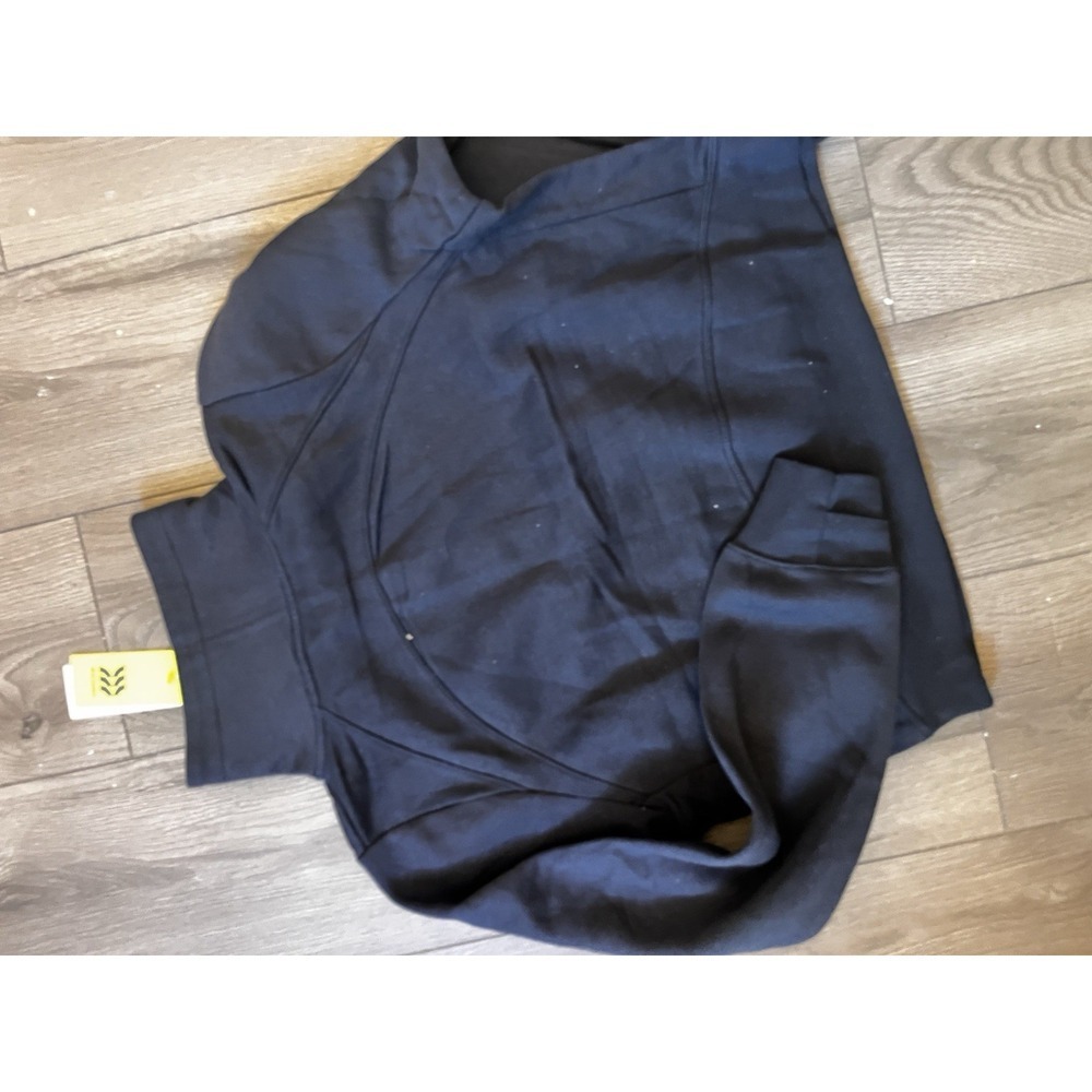 NWNT All In Motion Active Hooded GYM Sweatshirt Navy Blue Size Small Women's - Picture 5 of 5